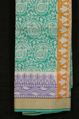 Printed Pure Cotton Saree